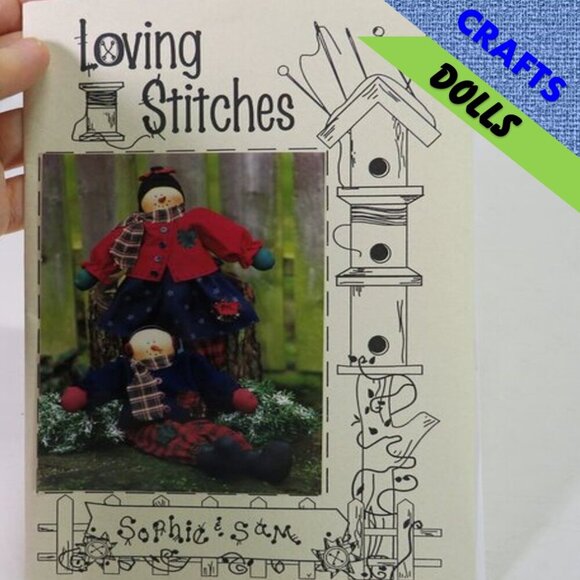 Loving Stitches Snowman 15" Doll Sewing Pattern - Picture 1 of 5